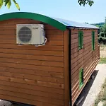 Terra Bulle - Roulotte Climatisee Avec Privatif Kemping