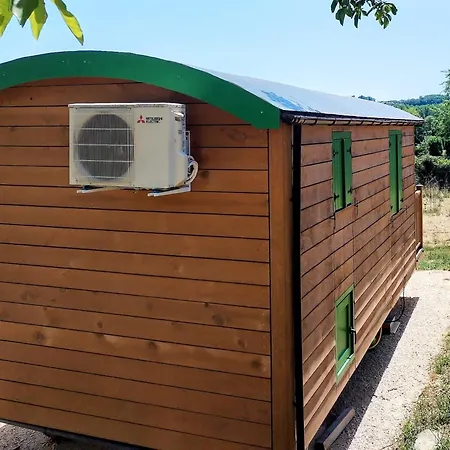 Terra Bulle - Roulotte Climatisee Avec Privatif Кемпинг