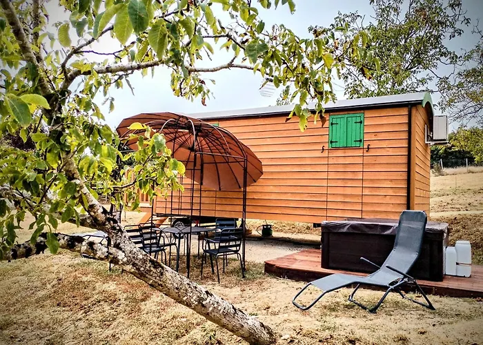 Terra Bulle - Roulotte Climatisee Avec Privatif Kemping *